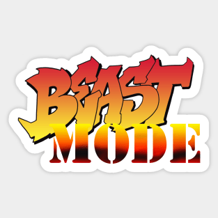 Beast Mode Sticker